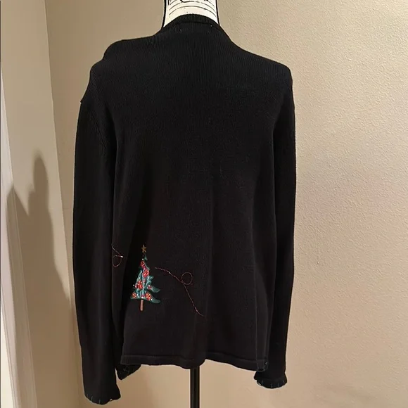 Basic Editions Christmas Cardigan Sweater - Picture 7 of 9